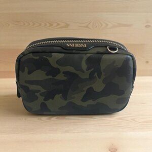 WHITE HOUSE BLACK MARKET Camo Cosmetic Makeup Bag